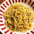 エル♀'s cooksnap of when they made 高菜とふんわり卵の和風パスタ.
