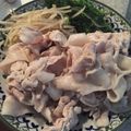 なごり's cooksnap of when they made コツあり！豚しゃぶと豆苗の香味だれ♡.