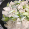 gumy's cooksnap of when they made 鶏胸肉と長ネギの治部煮風.