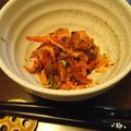 tamotan∞'s cooksnap of when they made 鶏皮キムチのめちゃうまおつまみ！.