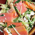 ka731's cooksnap of when they made 豆苗とお揚げさんの★マヨごま和え★.