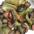 あさみ1979's cooksnap of when they made 豚肉と茄子とチンゲン菜の味噌炒め.