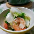 ｸﾏﾘｴ's cooksnap of when they made カブと海老の柚子胡椒マリネ.