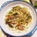 ＊りぃちゃ＊'s cooksnap of when they made 野菜たっぷり 鶏肉あんかけうどん★超簡単.