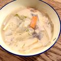 a15man's cooksnap of when they made 根菜たっぷり♡豚のかす汁酒粕少なめ♪.