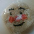 ごんごん太's cooksnap of when they made キャラ弁 アンパンマン おにぎり.
