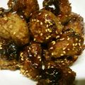 姫☆彡's cooksnap of when they made つくねの照り焼き 簡単 大葉入り.