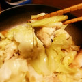 越後のさくらもち's cooksnap of when they made キャベツとササミのマヨ炒めチーズのせ.