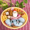 たい・ゆうママ's cooksnap of when they made ＊キャラ弁＊　簡単　ぞうさん♡.