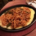 Emmabeagle's cooksnap of when they made ナポリタン鉄板焼き.