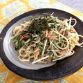 jyurinrin's cooksnap of when they made ねばねばおいしい☆明太納豆と水菜のパスタ.