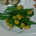 ひろ∞ひろ's cooksnap of when they made お弁当に☆絹さやとコーンのバターソテー.