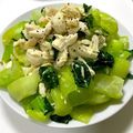 キイロイトリすけ's cooksnap of when they made ヘルシー♪鶏ささみとチンゲン菜のマヨ炒め.