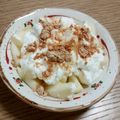 ポニーリボン's cooksnap of when they made 朝食！便秘解消？りんごきな粉ヨーグルト☆.