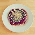 ひまちゃん☆mama's cooksnap of when they made 小麦粉なし☆長芋とおからのお好み焼き☆.