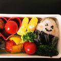 もも☆んが's cooksnap of when they made キャラ弁簡単かわいい☆昆布頭のおにぎり君.