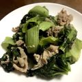 クックQ8R5I7☆'s cooksnap of when they made 高菜と豚肉の炒めもの.