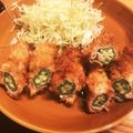 ☆クッキングパパ☆☆'s cooksnap of when they made mオクラの肉巻きフライ.