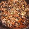 クックOIOWRM☆'s cooksnap of when they made 豆腐とひじきの煮物.