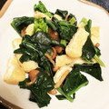 ふうまお's cooksnap of when they made ほうれん草と油揚げとなめこの炒め物.