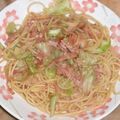 のんこっこママ's cooksnap of when they made 簡単！キャベツとベーコンのパスタ.