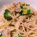 いちごちょこ0415's cooksnap of when they made 簡単☆ツナブロッコリークリームパスタ.