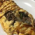 たまりろ's cooksnap of when they made ひき肉とほうれん草のポパイオムレツ.