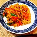 nonkapi's cooksnap of when they made 野菜たっぷり！☆豚キムチの焼き冷麺.