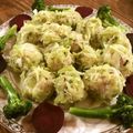 kyoken0424's cooksnap of when they made 玉ねぎたっぷりレンジで春キャベツ焼売.