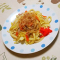 ネコかえる's cooksnap of when they made さっぱり✩和風な焼きうどん.