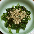 カフェまこも's cooksnap of when they made 簡単♡春菊と海苔のさっと炒め♡やみつき.