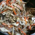 ＋SUN3's cooksnap of when they made 根菜とこんにゃくのきんぴら.