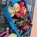 まぼこ's cooksnap of when they made キャラ弁✿カラフルマカロニ.