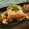 Nat728's cooksnap of when they made 鮭とキノコの味噌マヨ蒸し.