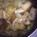 しみずみさと's cooksnap of when they made 白菜と薄揚げの味噌汁.