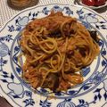 Amalka's cooksnap of when they made 我が家の定番♡やみつきナポリタン♡.