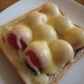 oみぃちゃんo's cooksnap of when they made オーロラソースでＢＬＴトースト♪.