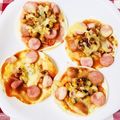 ☆yupi2118☆'s cooksnap of when they made グラノーラ入り簡単ピザ.