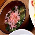 クックMJ35EL☆'s cooksnap of when they made 桜えびとほうれん草の❀お吸い物❀.