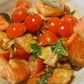 ジョニー・スミス's cooksnap of when they made サーモンとミニトマトの味噌マヨ和え.
