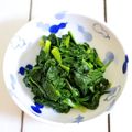 京のお抹茶's cooksnap of when they made 甘〜い冬の味覚♡ちぢみほうれん草.