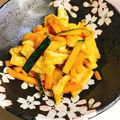 ぱんだ170071's cooksnap of when they made カリカリ☆油あげと南瓜のわさび和え.