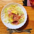 CoCoa☆'s cooksnap of when they made レモンと生ハムのクリームパスタ.