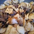 ふくくっく's cooksnap of when they made 牛丼味で美味！長芋大量消費！牛肉長芋焼き.