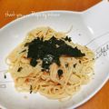 GoGo島みかん's cooksnap of when they made ソースは混ぜるだけ♪明太子スパゲティ.