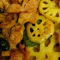 NICO28S's cooksnap of when they made 蓮根とベーコンのカレー風味.