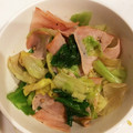 caruga's cooksnap of when they made レタスとハムの炒め物.
