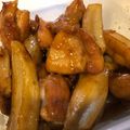 mami_mu's cooksnap of when they made 簡単★鶏肉（もも肉）とレンコンの生姜焼き.