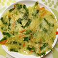 ❖kankurou❖'s cooksnap of when they made ニラとエノキと玉ねぎの野菜チヂミ.