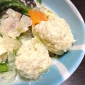 ♡minyon♡'s cooksnap of when they made あったか鶏豚ダンゴ鍋.